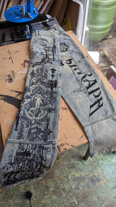 Custom Ignatius denim for @cal_.19