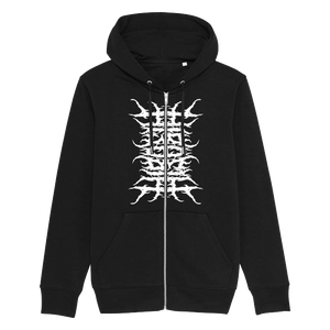 Serrated Zip-up Hoodie