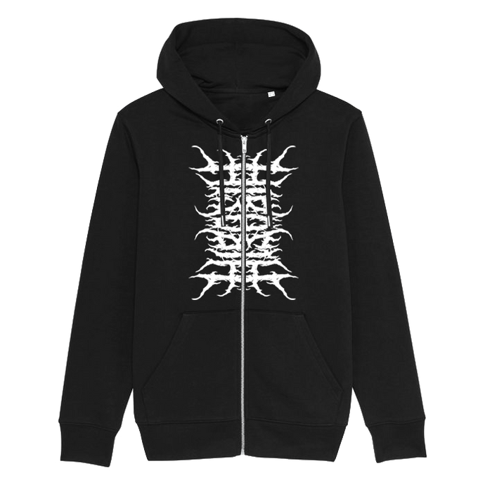 Serrated Zip-up Hoodie