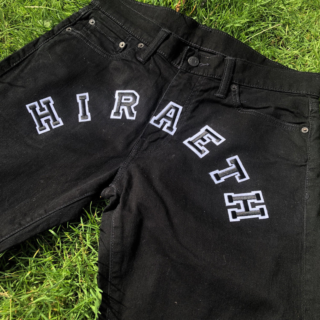 College spellout (Black) - Hiraeth